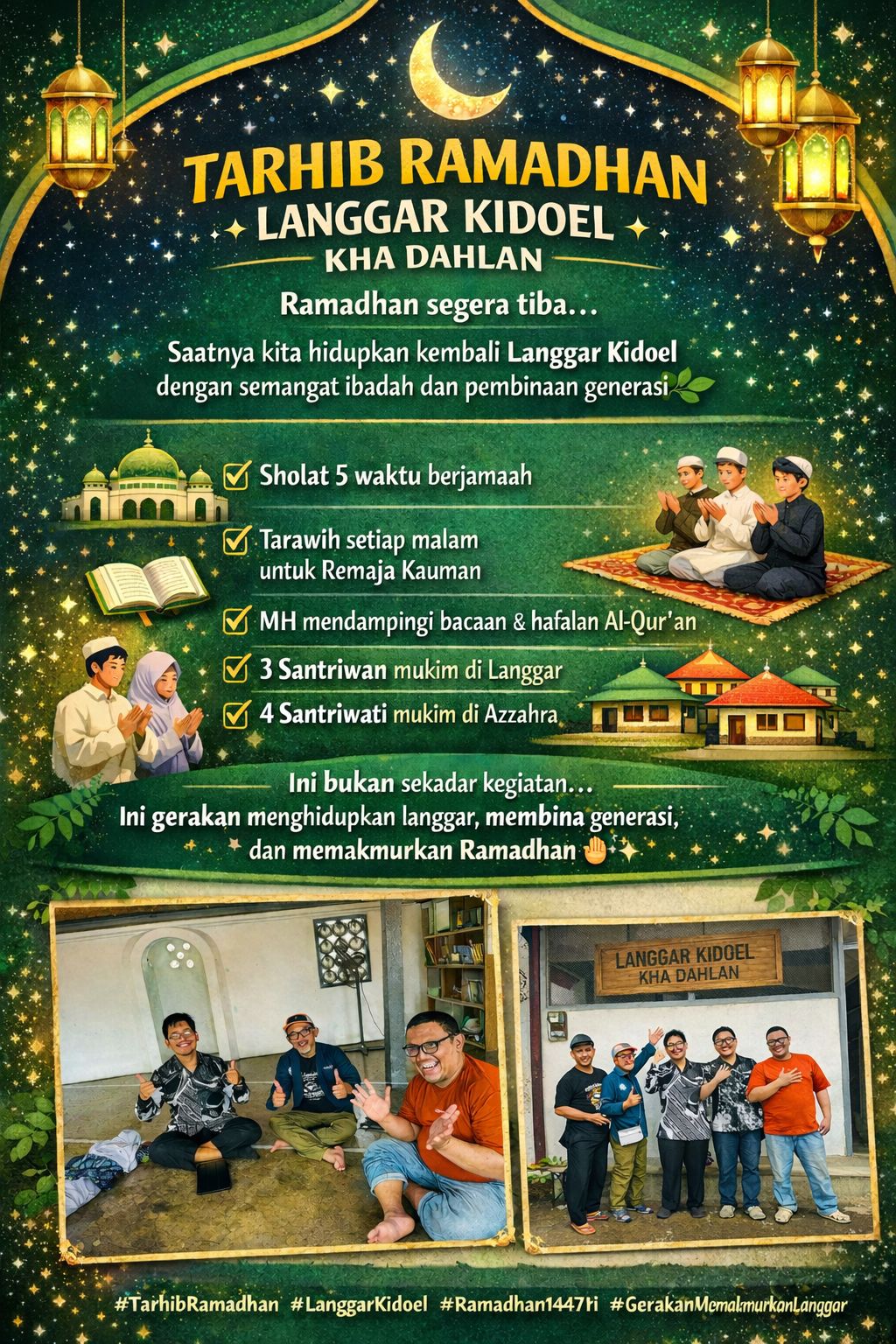 You are currently viewing 🕌✨ Program Ramadhan 1447H Di Langgar Kidoel  KHA Dahlan✨🕌